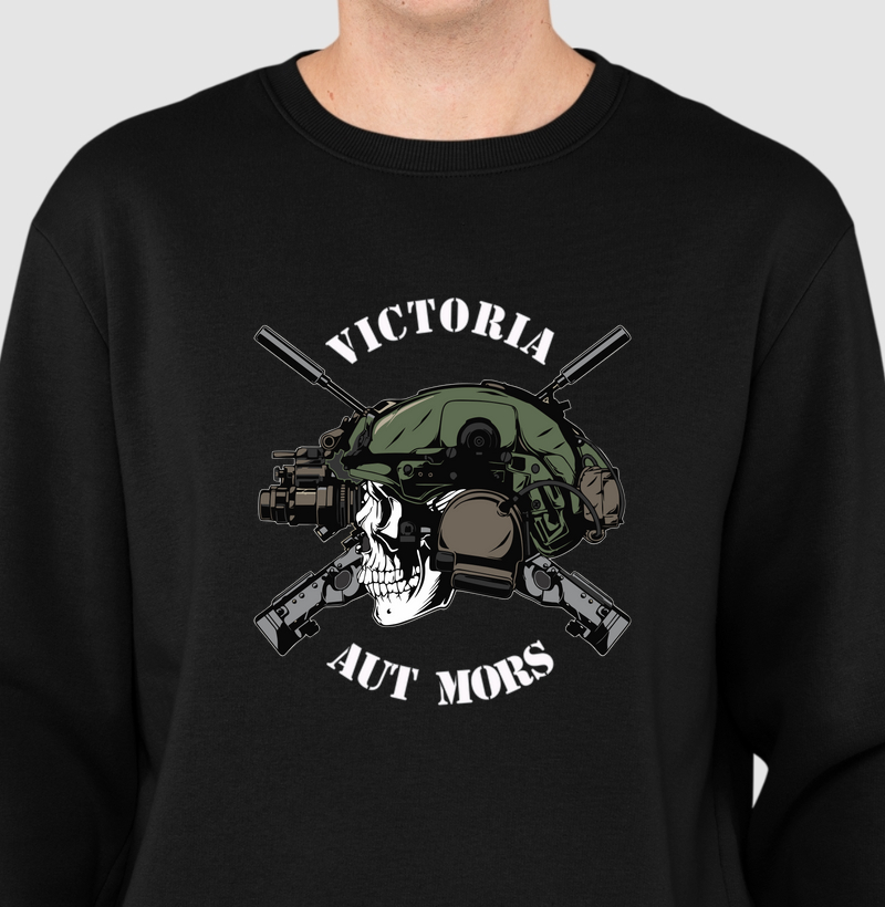 VICTORIA AUT MORS/ Suéter Moletom