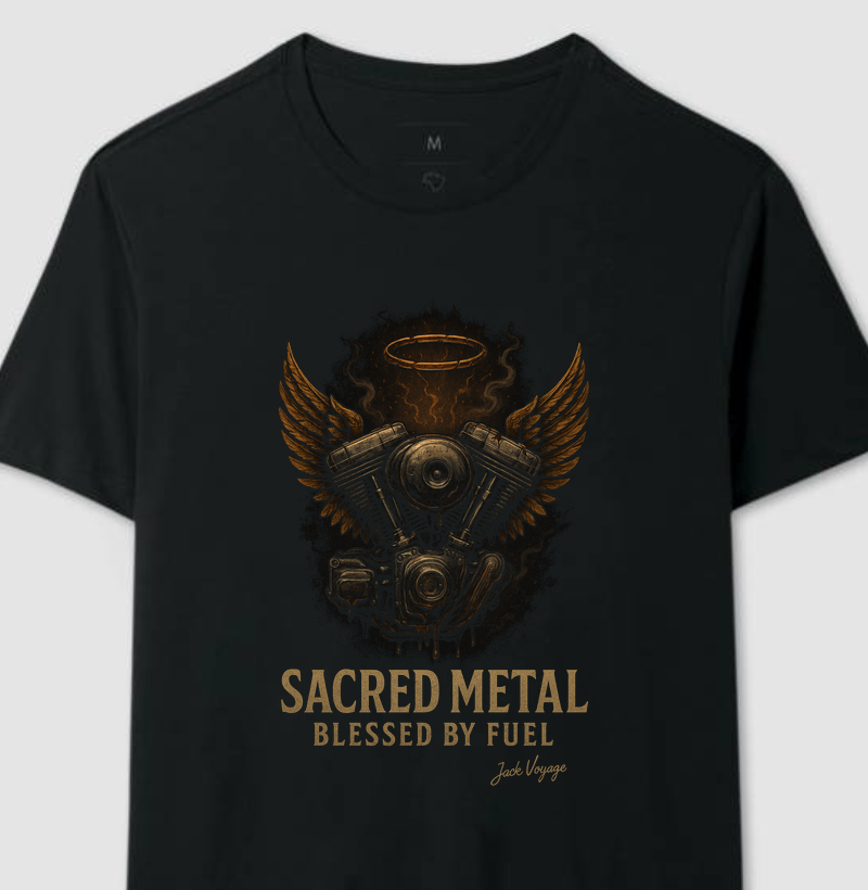 Metal sagrado abençoado pela gasolina