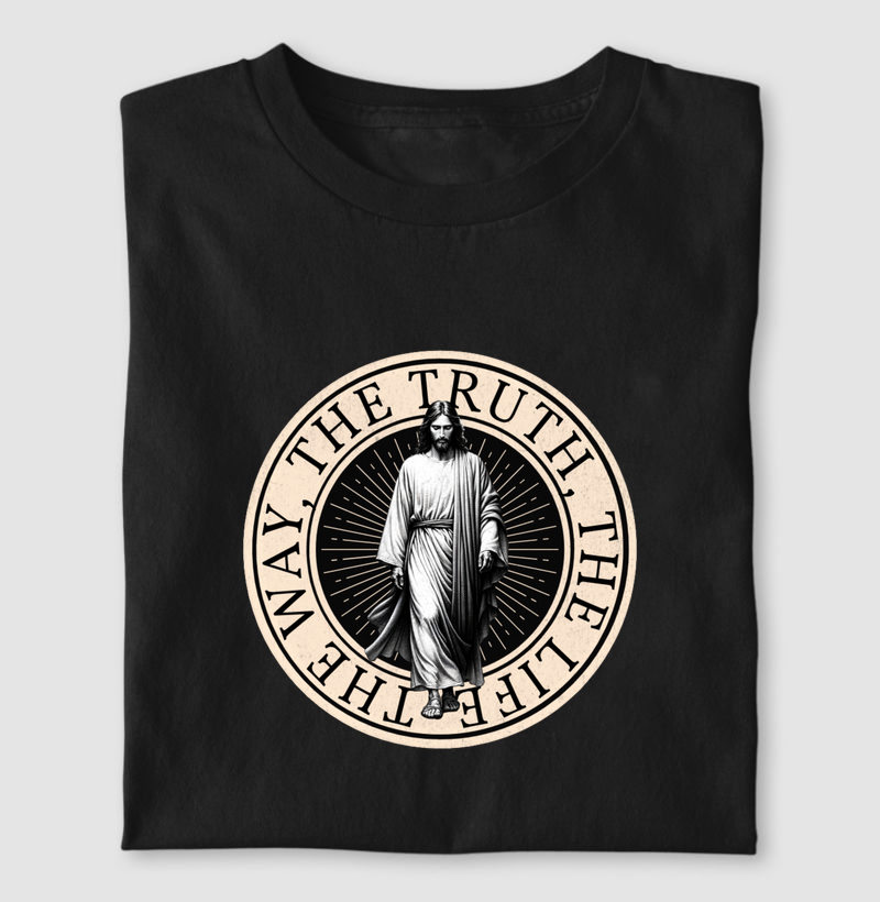 CAMISETA CAMINHO, VERDADE E  A VIDA