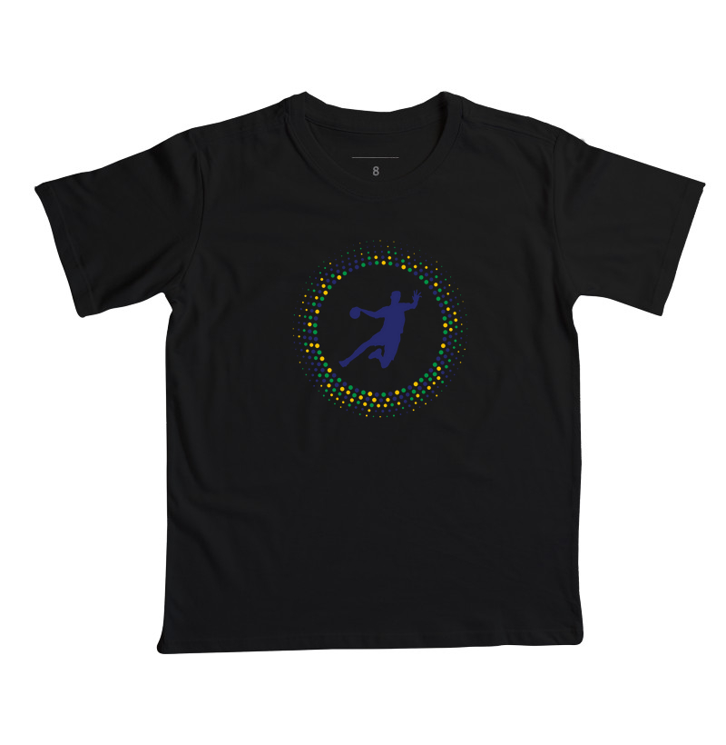 Camiseta KIDS Handebol Circulo Brasil 