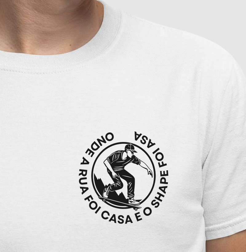 Onde a Rua foi Casa estampa Peito