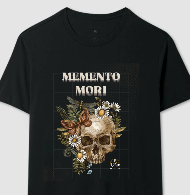 Camiseta "Memento Mori" - Viva com Propósito