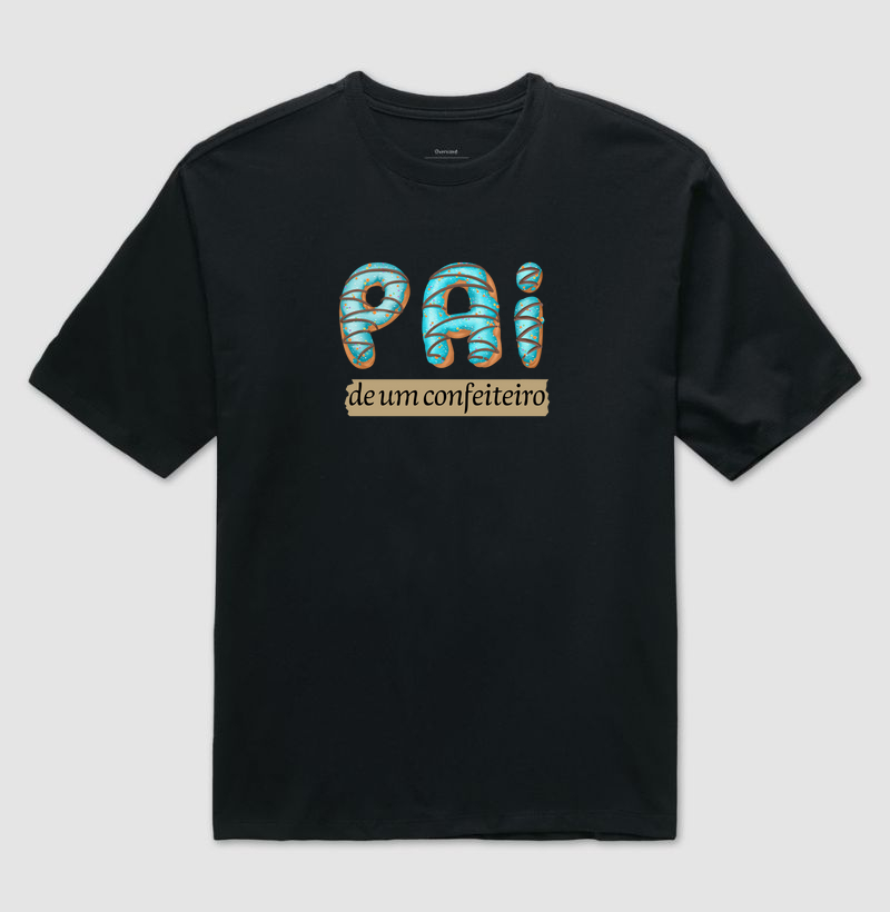 T-shirt pai de um confeiteiro