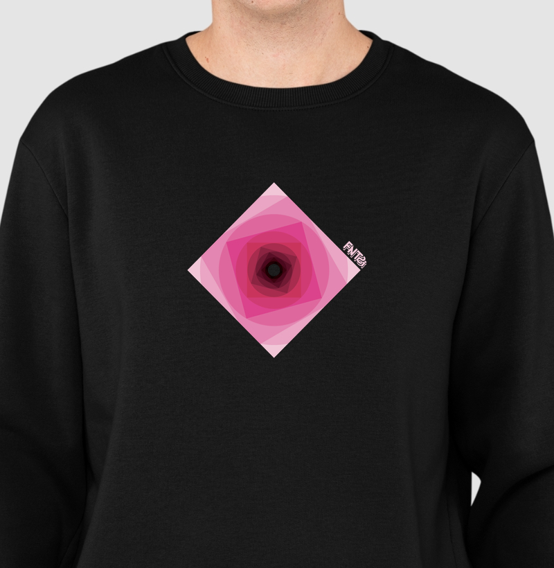 MOLETOM SUÉTER SLIM "INFINITA FANTASIA" / MAGENTA MINIMAL