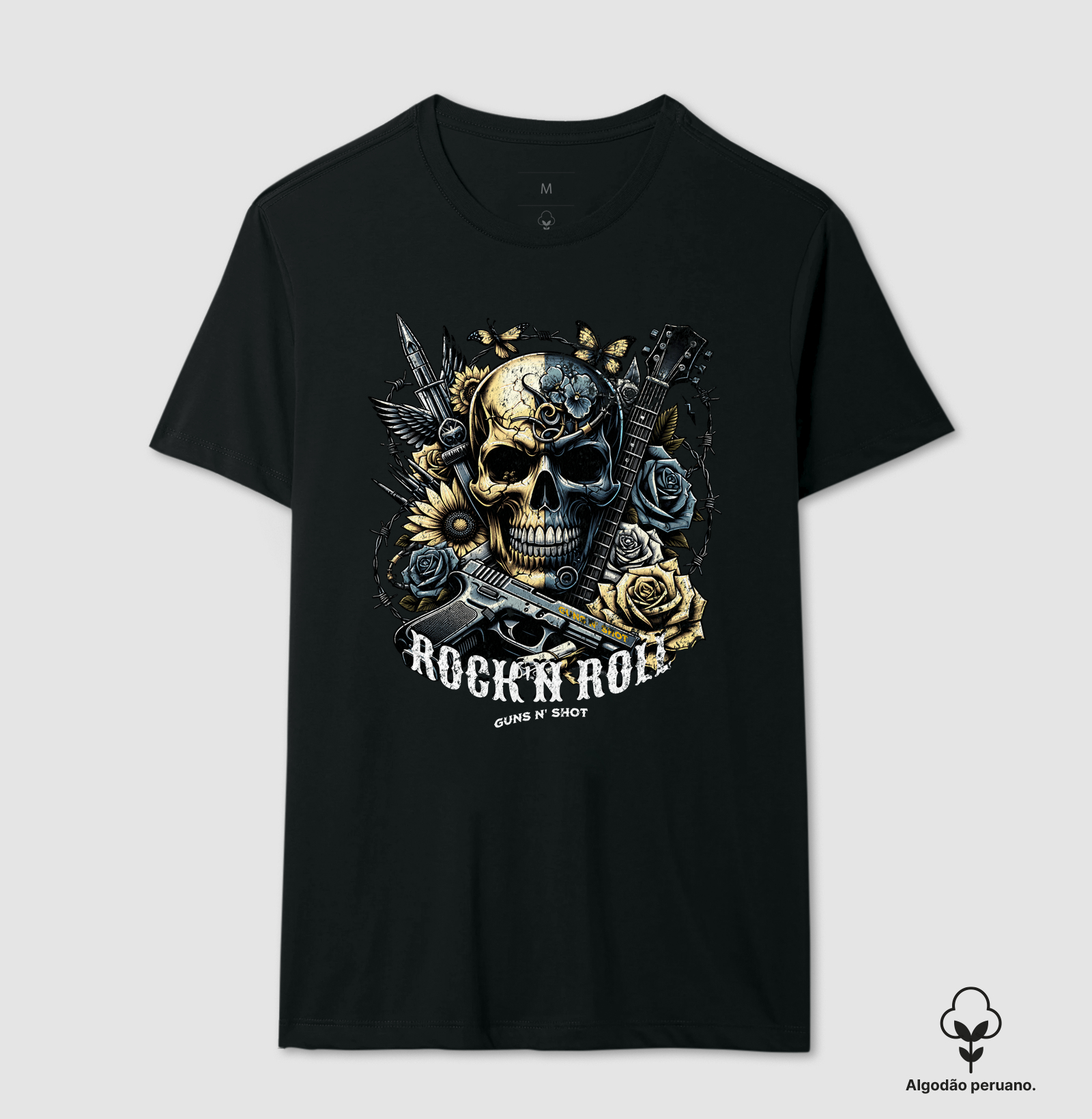 Skull Gun Rose