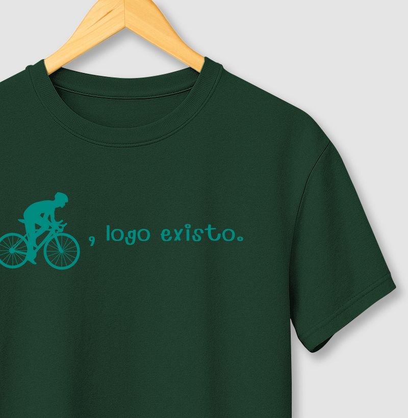 Camiseta Pedalo, logo existo