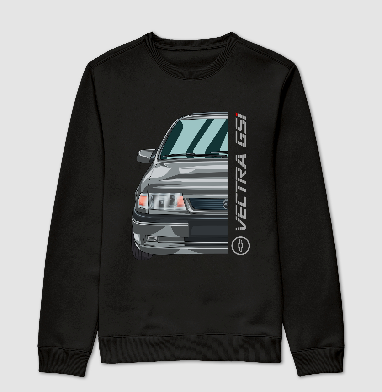 Vectra GSI Cinza Perfil