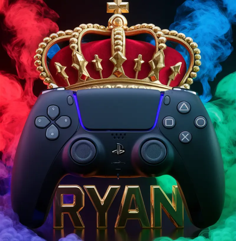 camiseta games nome Ryan 