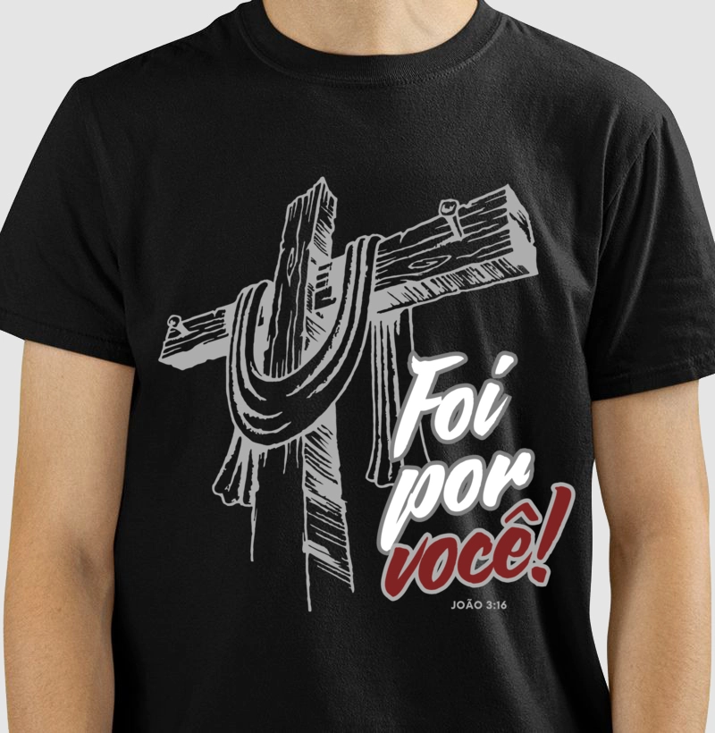 Foi por você! [masculina]