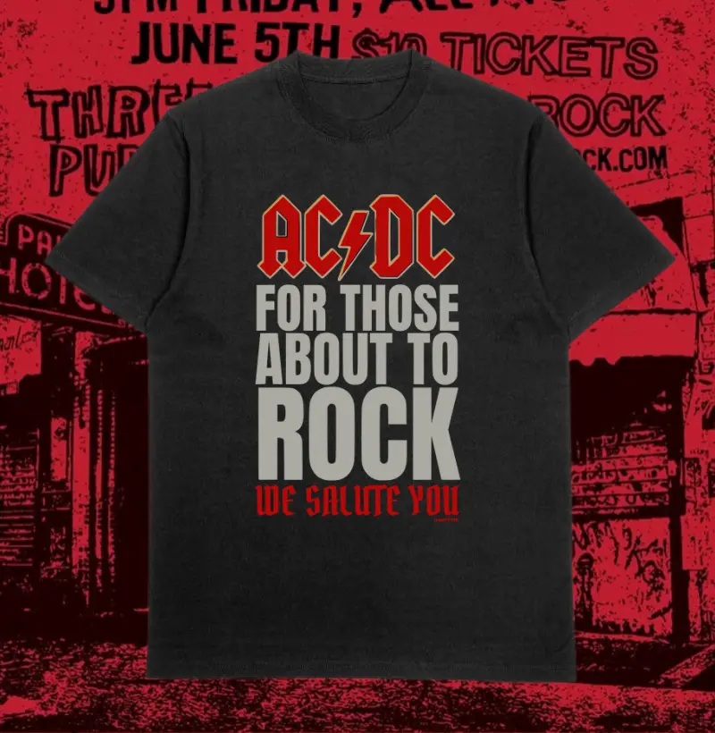 FOR THOSE ABOUT TO ROCK