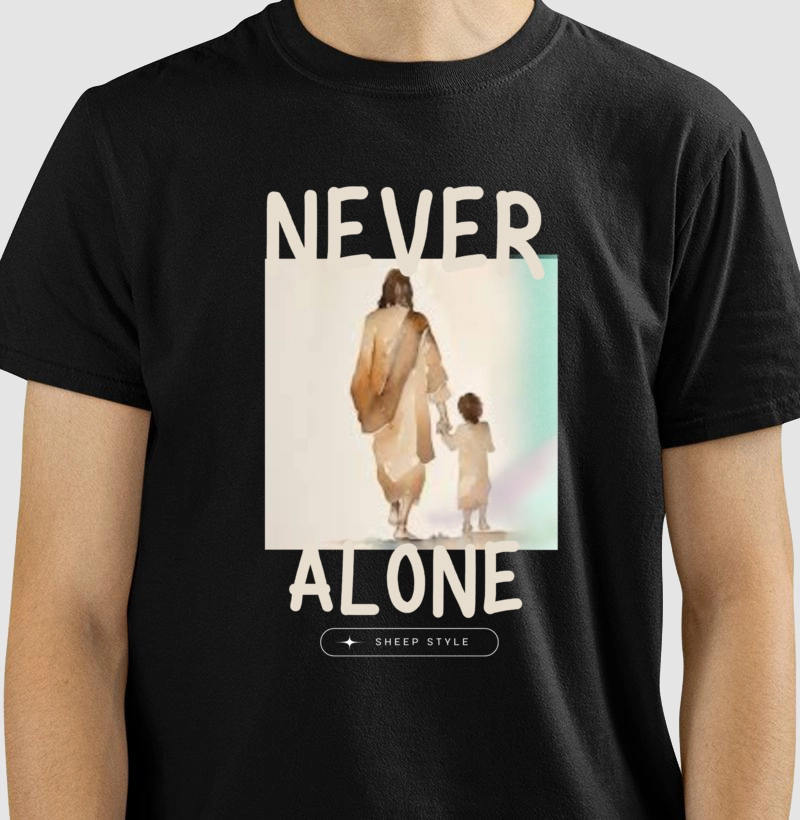 CAMISETA SOZINHO NUNCA