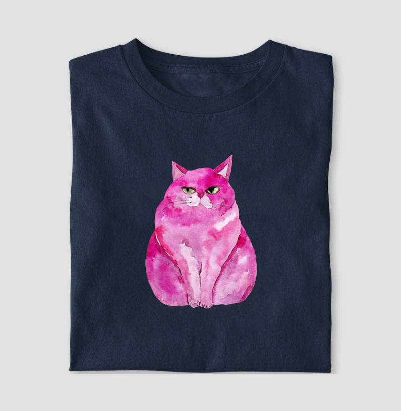 Gatinho Gordo Rosa