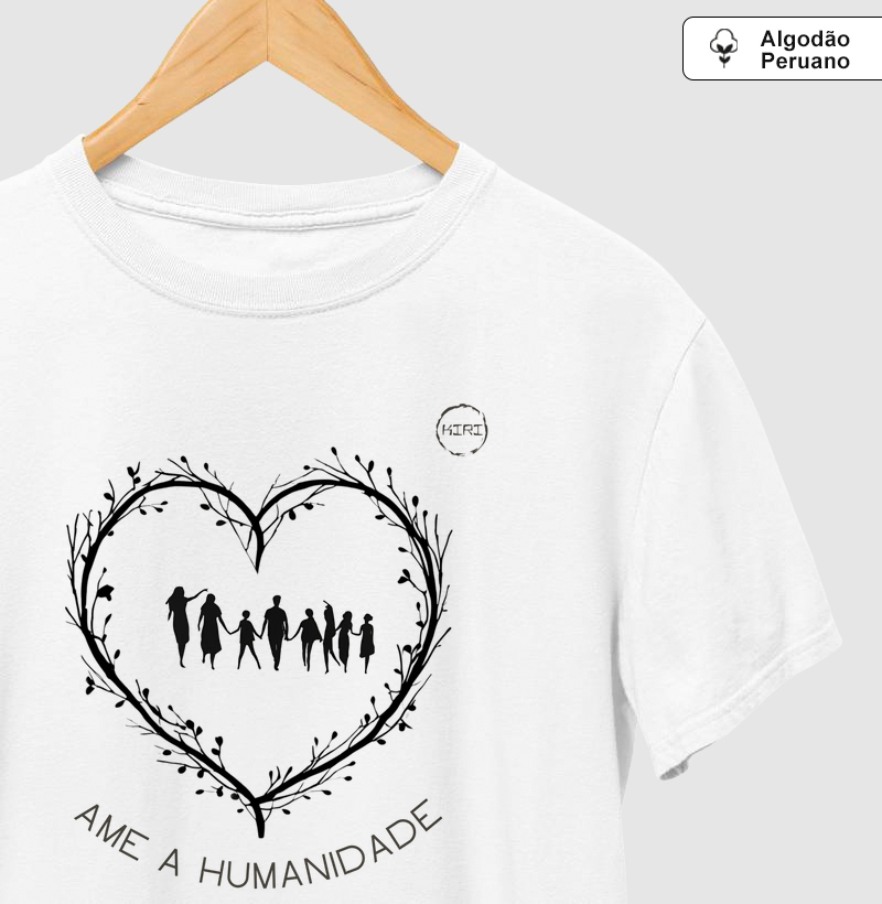 Camiseta Premium KIRI - Ame a Humanidade - Min
