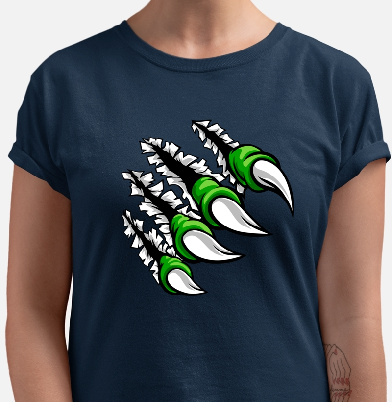 Camiseta Casual - Garras