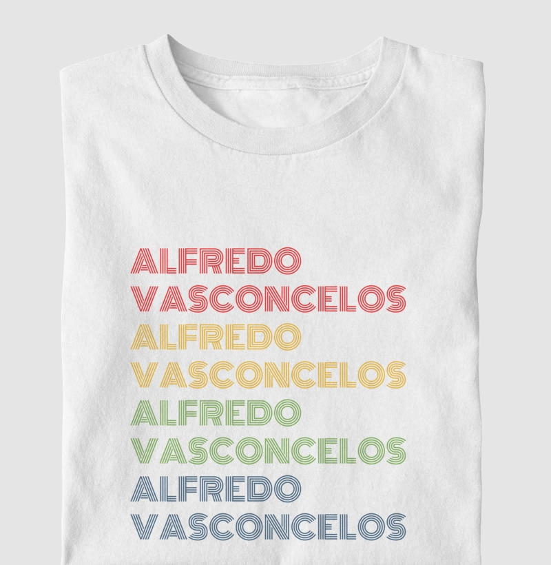 Alfredo Vasconcelos Letreiro Retrô