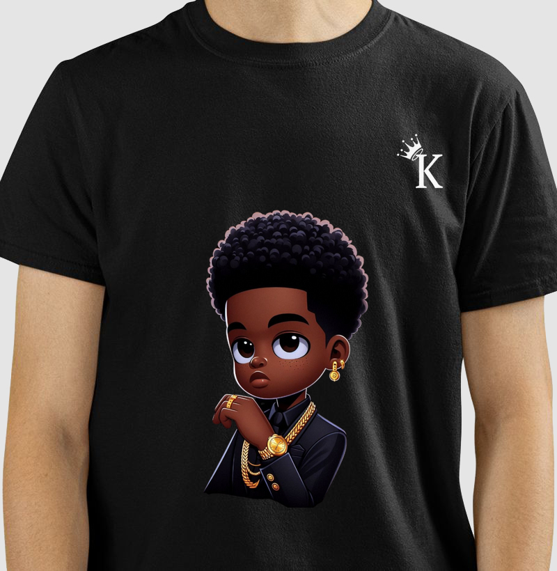 camiseta boy black