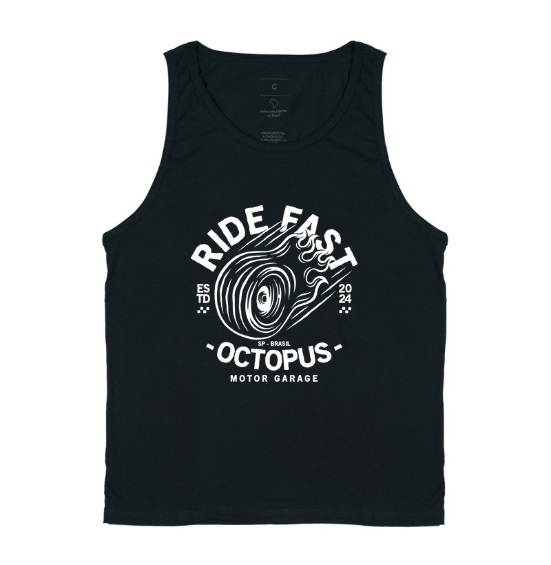 Camiseta Octopus Ride Fast 