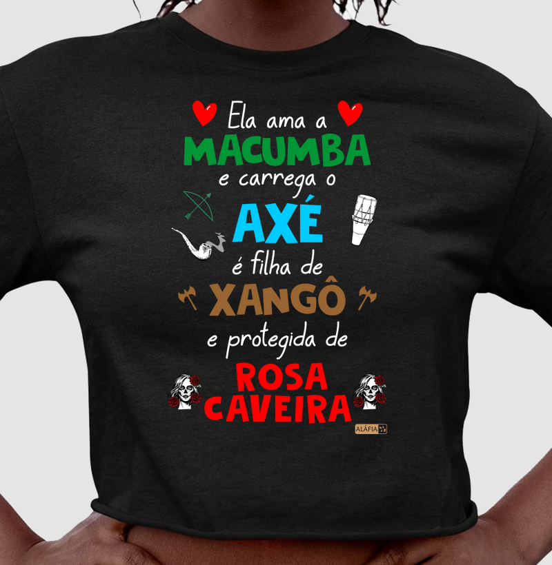 Ela ama macumba - Xangô e Rosa Caveira