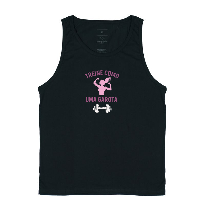 Camiseta Treine como uma Garota
