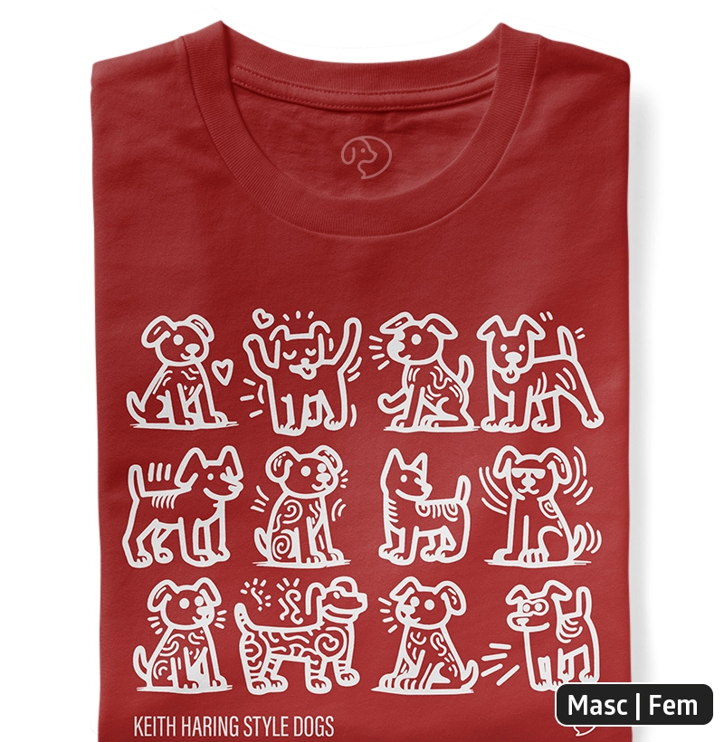 AUrte - Kaith Haring Style Dogs
