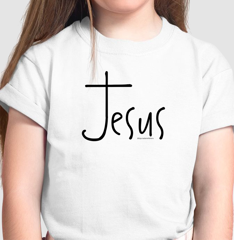 Camiseta Infantil Jesus (Cruz)