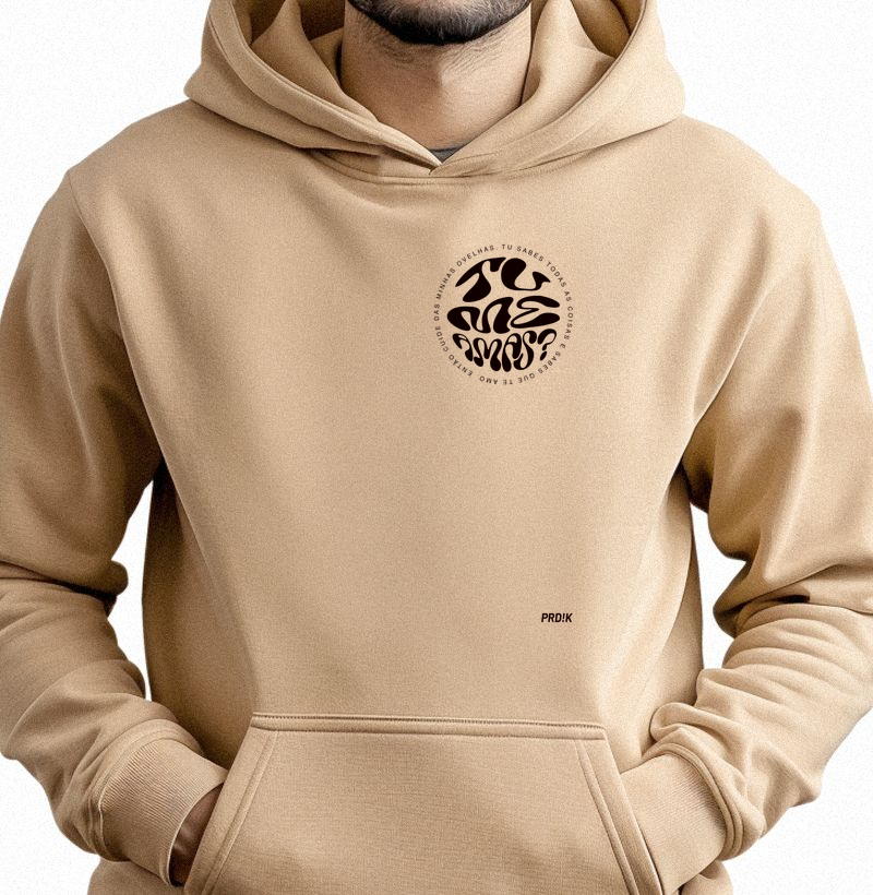 Moletom Capuz Hoodie Estampa - Tu Me Amas?