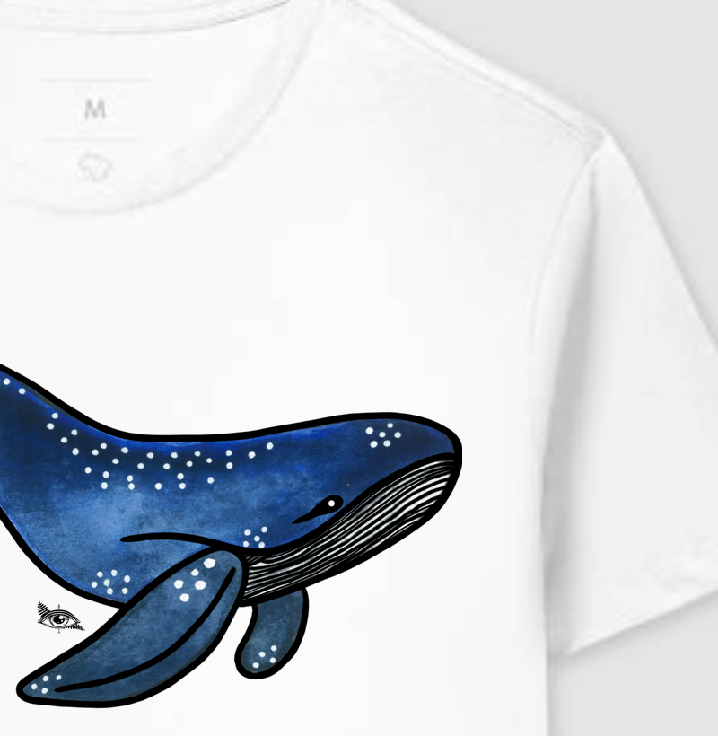 Baleia Azul Aquarela