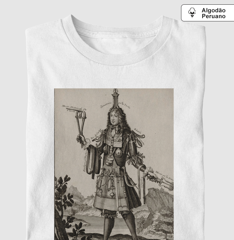 Camiseta Algodão Peruano O Cirurgião Barroco: 1695