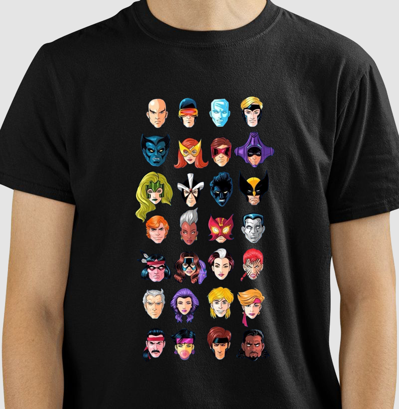 Camiseta X-Men Clássicos | Arte e Resenha Club