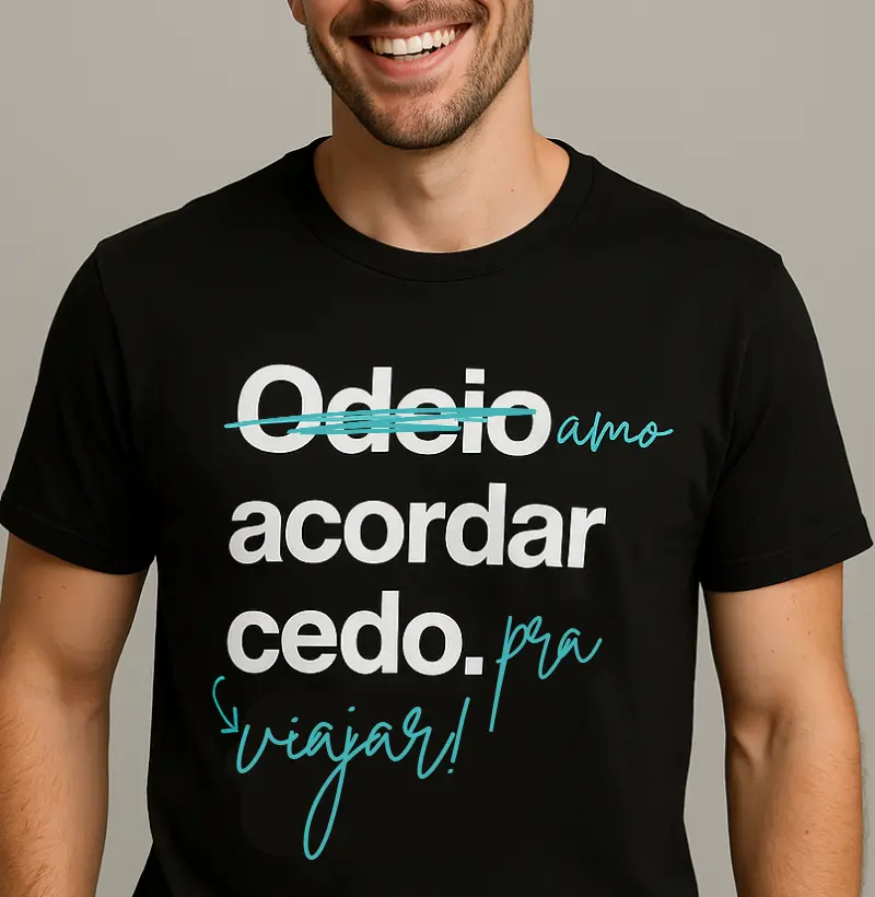 Amo acordar cedo
