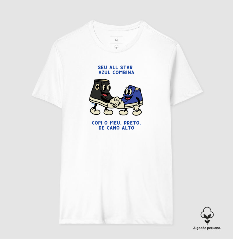 Camiseta de Algodão Peruano "all star 2"