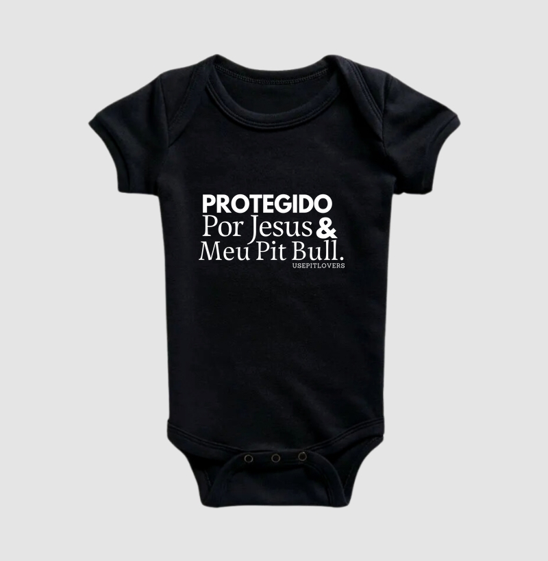 PROTEGIDO POR JESUS E MEU PIT BULL