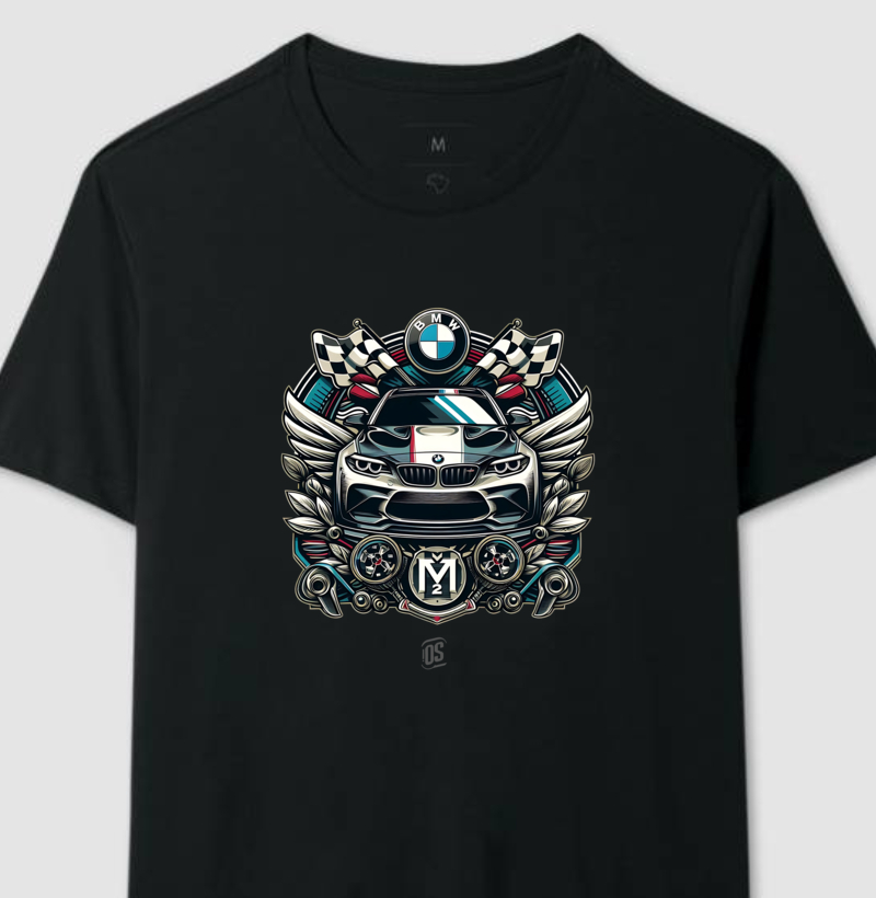 Camiseta Manga Curta BMW M2 Elements