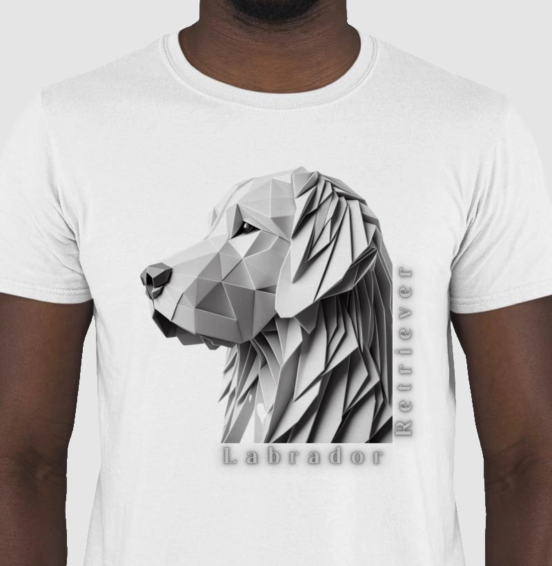 Camiseta Labrador Retriever Estilo Origami!