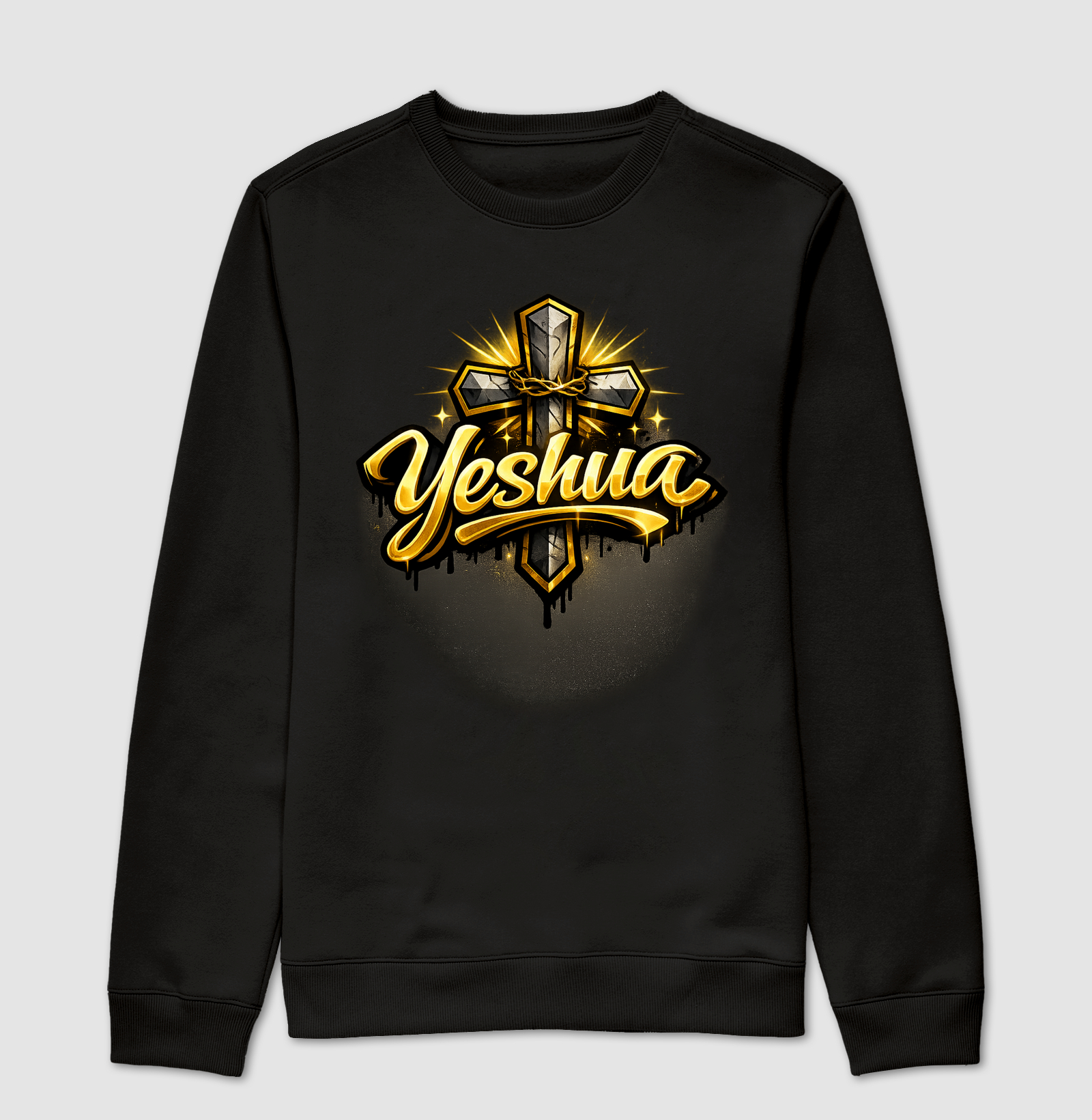 Yeshua Ouro & Cruz Celestial ✝️🔥