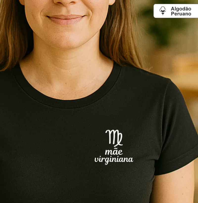 Mãe virginiana (signos) (minimalista) (algodão peruano)