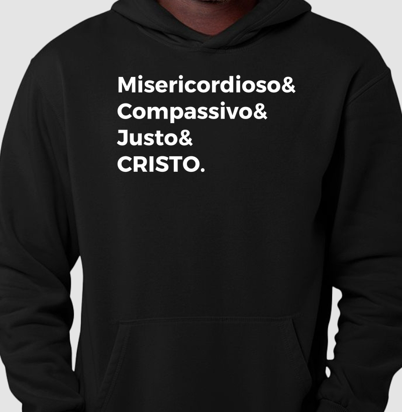 MOLETOM HOODIE SLIM-  &CRISTO
