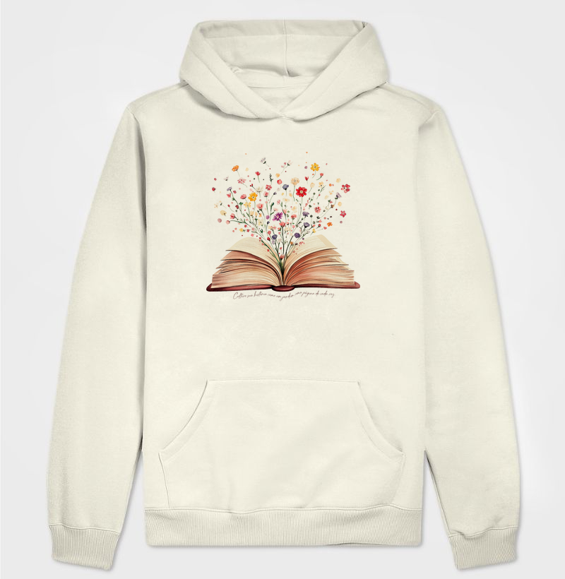 Moletom Hoddie - Páginas Floridas