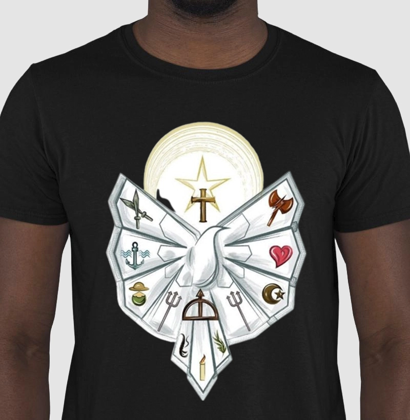 T-SHIRT ORIXAS SIMBOLOS