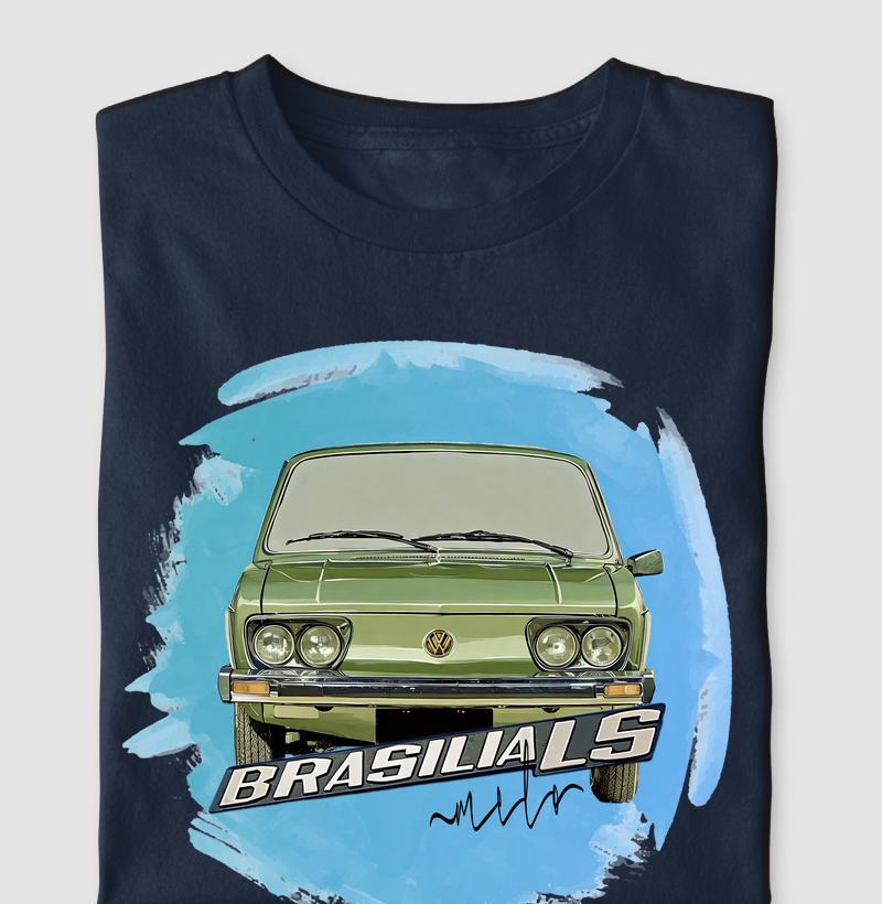 Frontal VW Brasília - Fundo Azul