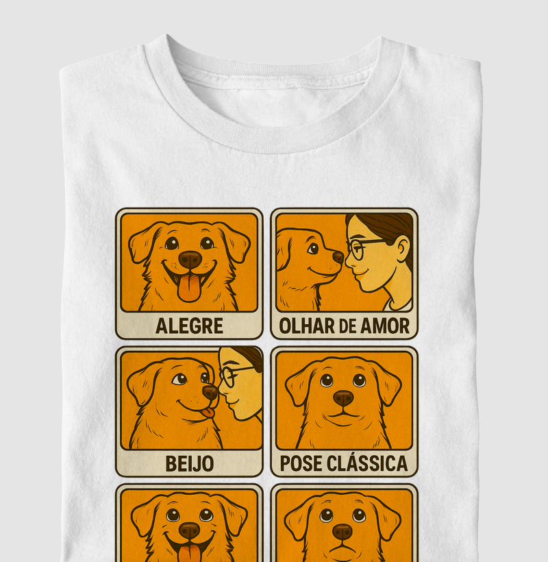 Camiseta 6 jeitos de amar