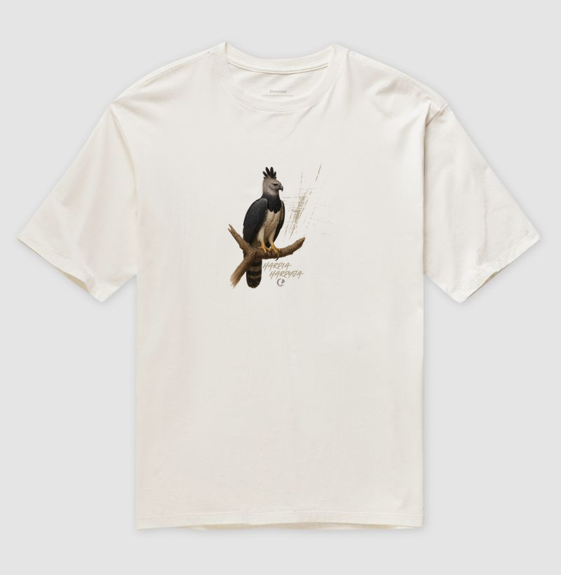 Camiseta Oversized Harpia Harpyja