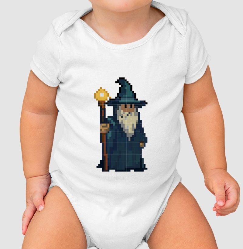 Arcane Pixel Wizard – Think Tee