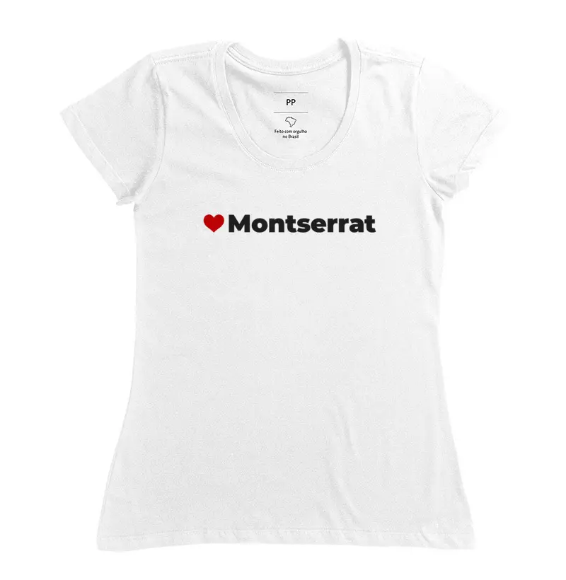 Camiseta I Love Montserrat