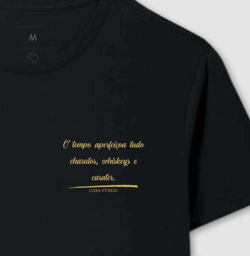 O tempo aperfeiçoa tudo charutos, whiskeys e carater.