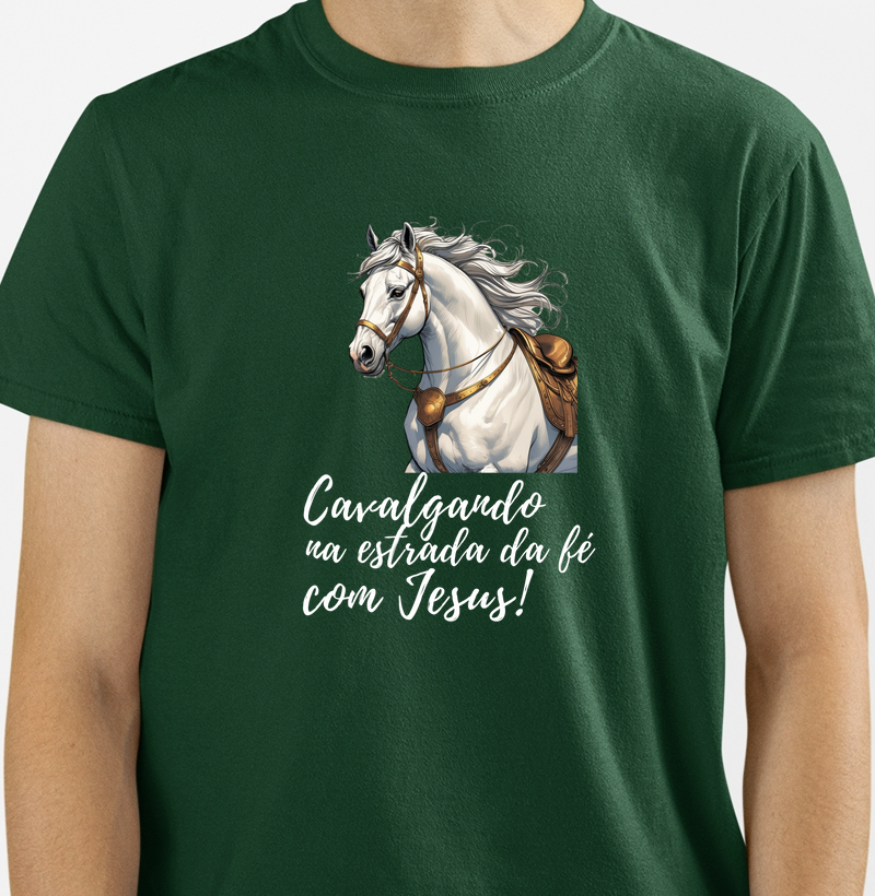 Cavalgando na estrada da fé com Jesus!