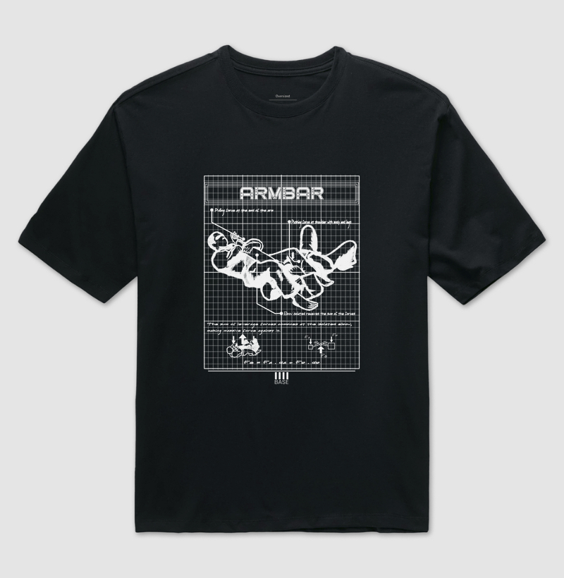 Armlock Blueprint - traço em branco