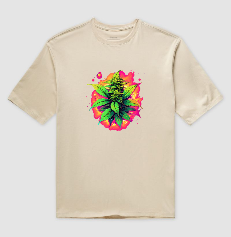 Camiseta Oversized Bloom Explosion