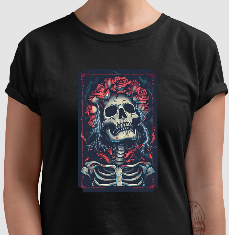 Camiseta Love Skull