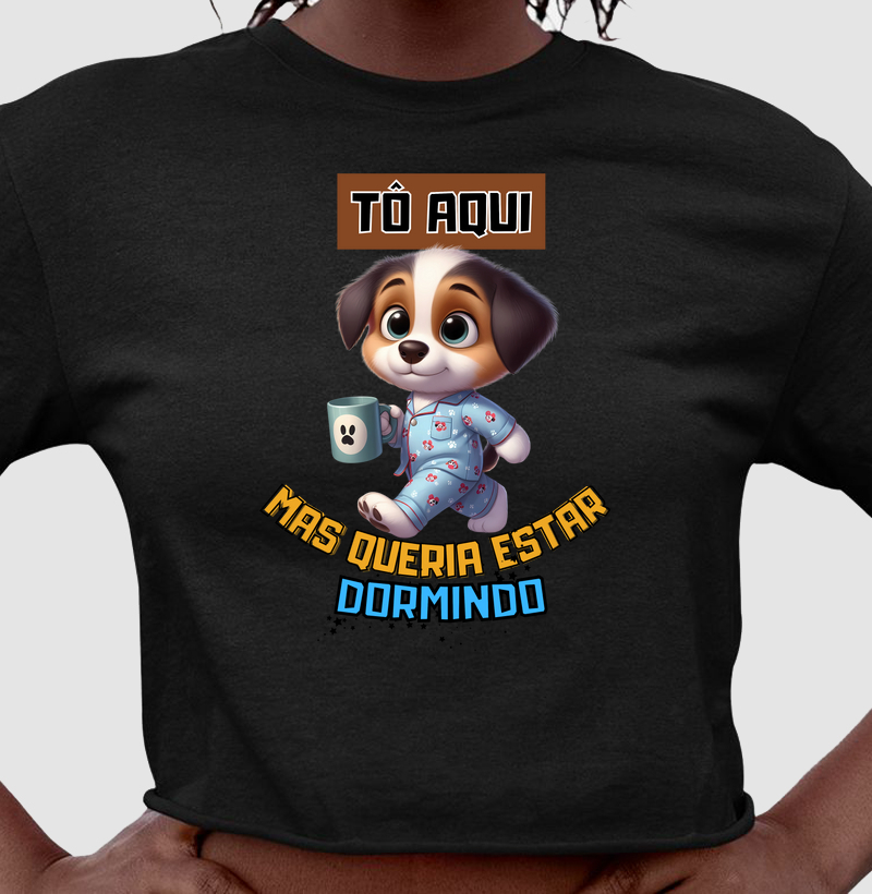 Cachorrinho - Tô aqui, mas queria estar dormindo